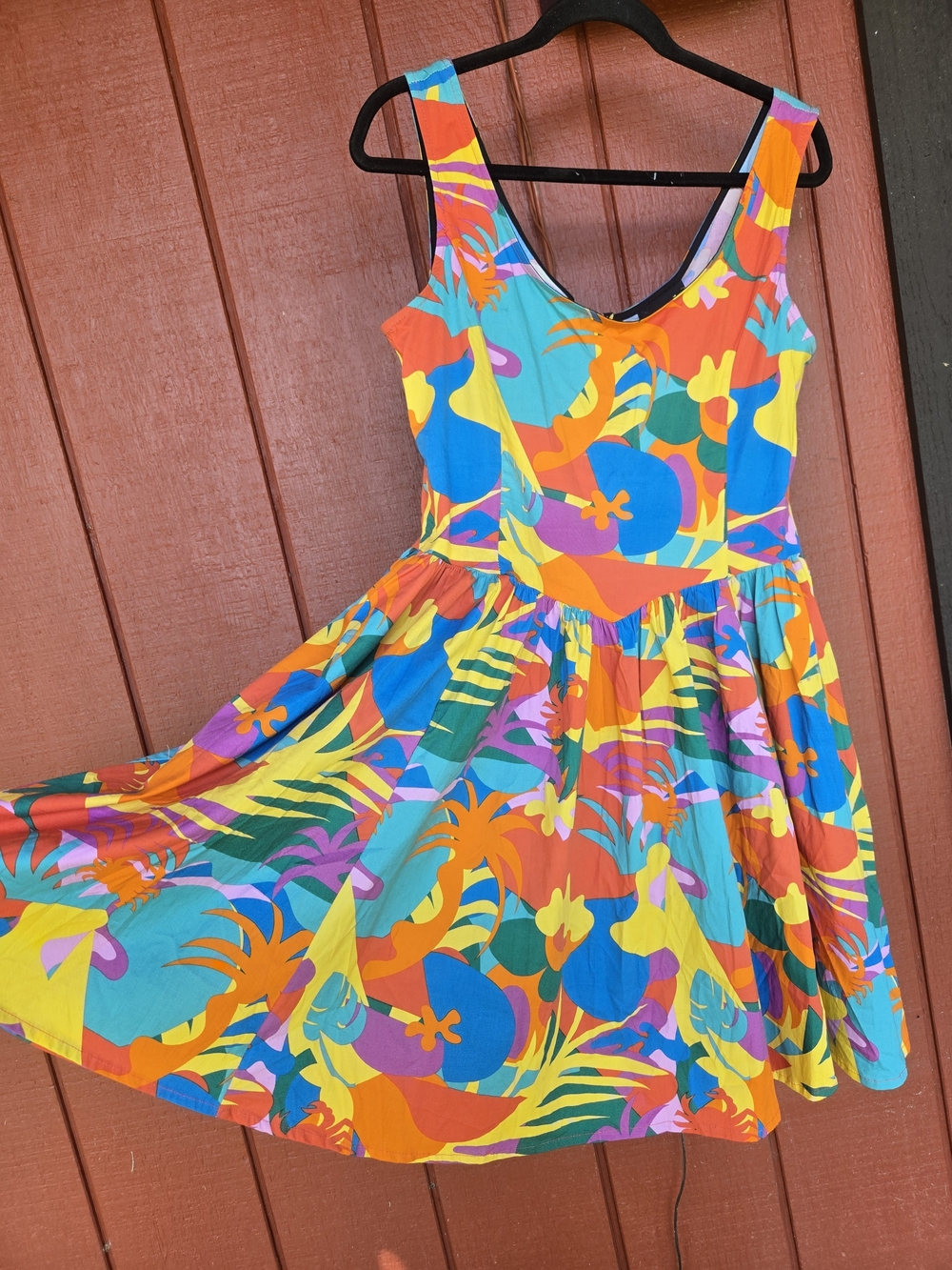 Nooworks Multicolor Tropical Midi Dress
